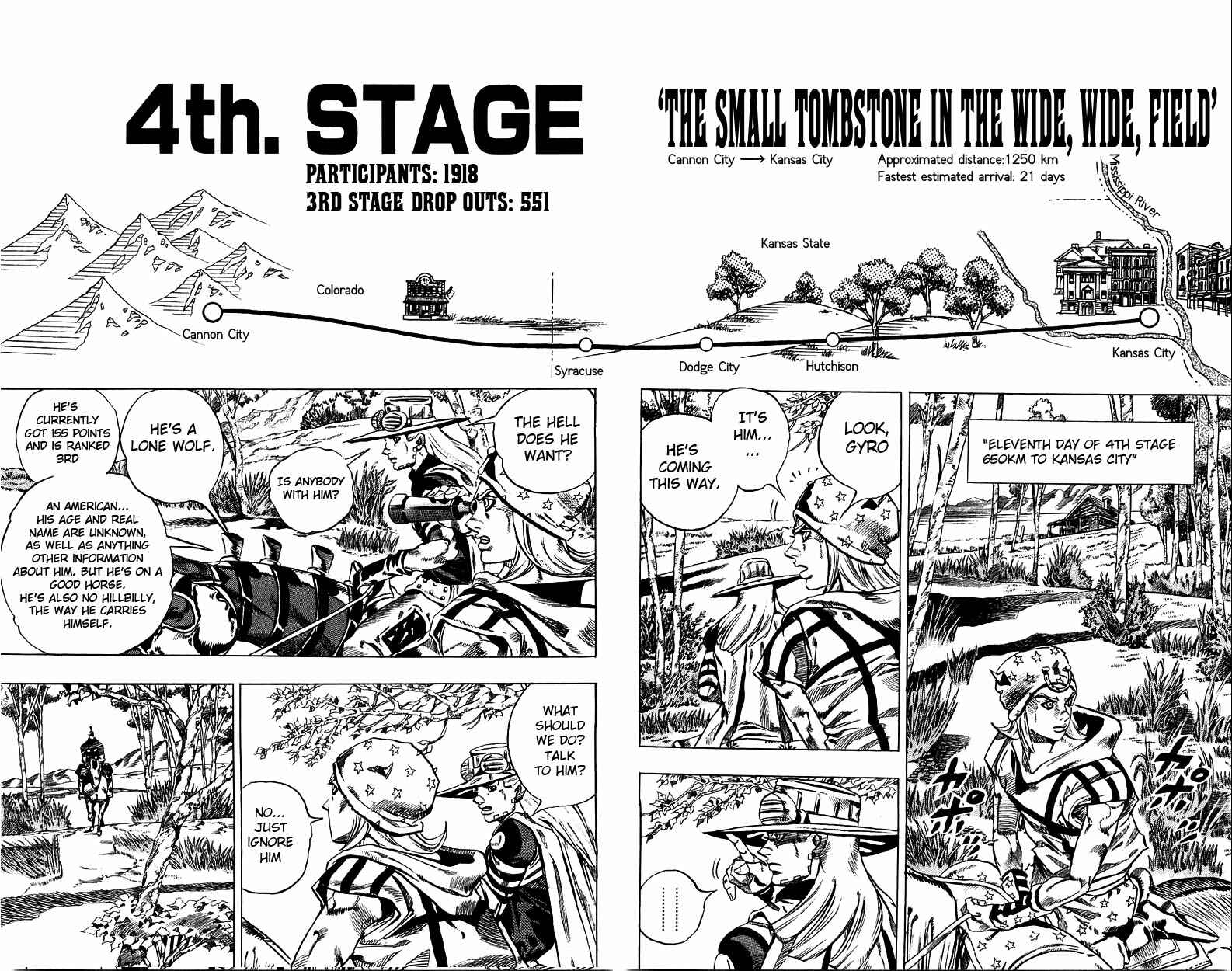 JoJo no Kimyou na Bouken: Part 7 - Steel Ball Run Chapter 33 - Page 2