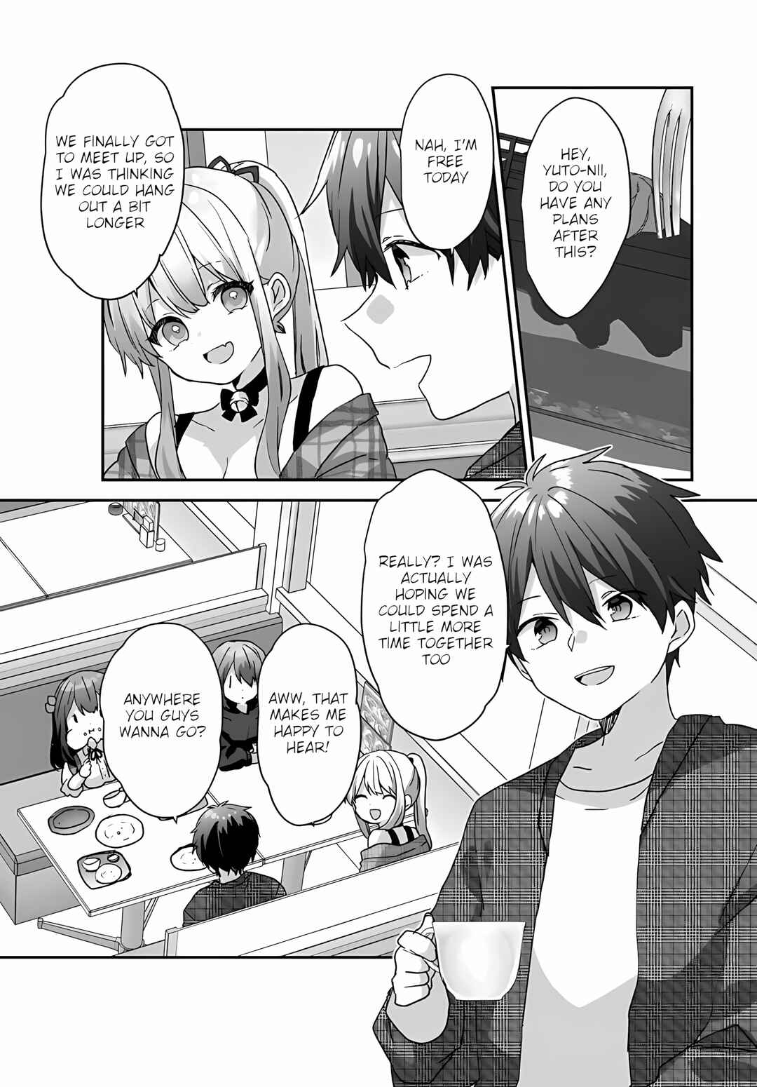 Daigaku Nyuugakuji Kara Uwasa Sareteita Bishoujo San Shimai, Ikiwakareteita Gimai Datta. Chapter 2.1 - Page 10