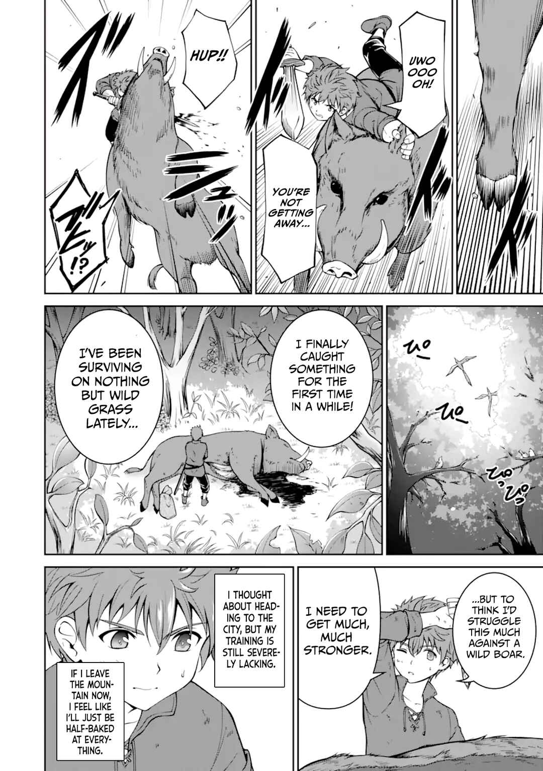 Ossan Boukensha no Okureta Eiyuu-tan - Kansha no Suburi o 1 nichi 1 man Kaishite itara, Kensei ga Deshi-iri Shigan ni Yatte Kita Chapter 1.1 - Page 32