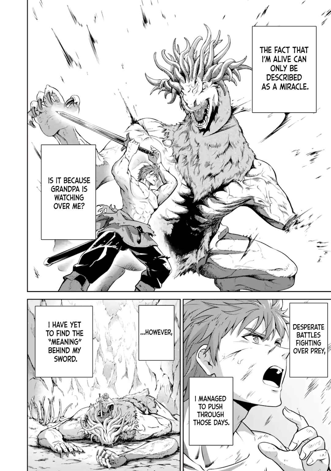 Ossan Boukensha no Okureta Eiyuu-tan - Kansha no Suburi o 1 nichi 1 man Kaishite itara, Kensei ga Deshi-iri Shigan ni Yatte Kita Chapter 1.1 - Page 42