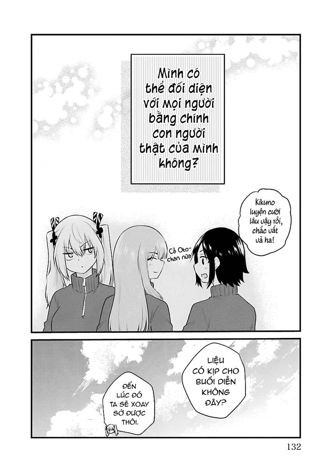 Koe ga dasenai Shoujo wa "Kanojo ga Yasashisugiru" to Omotte iru Chapter 54.3 - Page 8