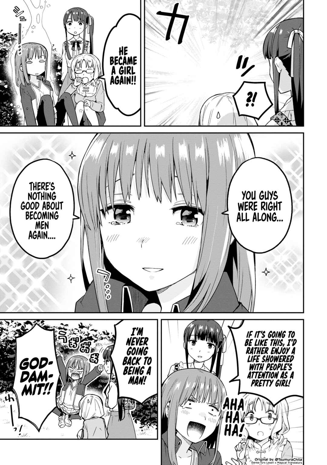 Asa Okitara Onnanoko ni Natteita Danshi Koukousei-tachi no Hanashi Chapter 6 - Page 23