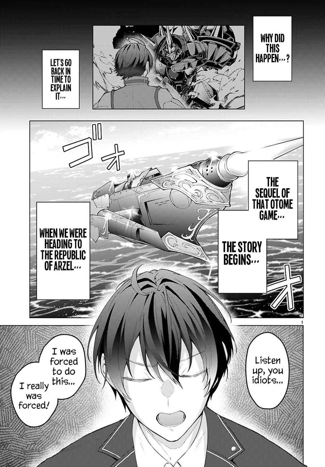 Otome Game Sekai wa Mob ni Kibishii Sekai desu (Kyouwakoku-hen) Chapter 1 - Page 5