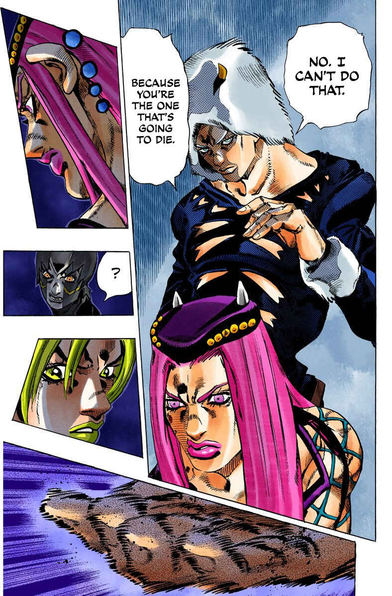JoJo no Kimyou na Bouken: Part 6 - Stone Ocean Color-ban Chapter 92 - Page 13