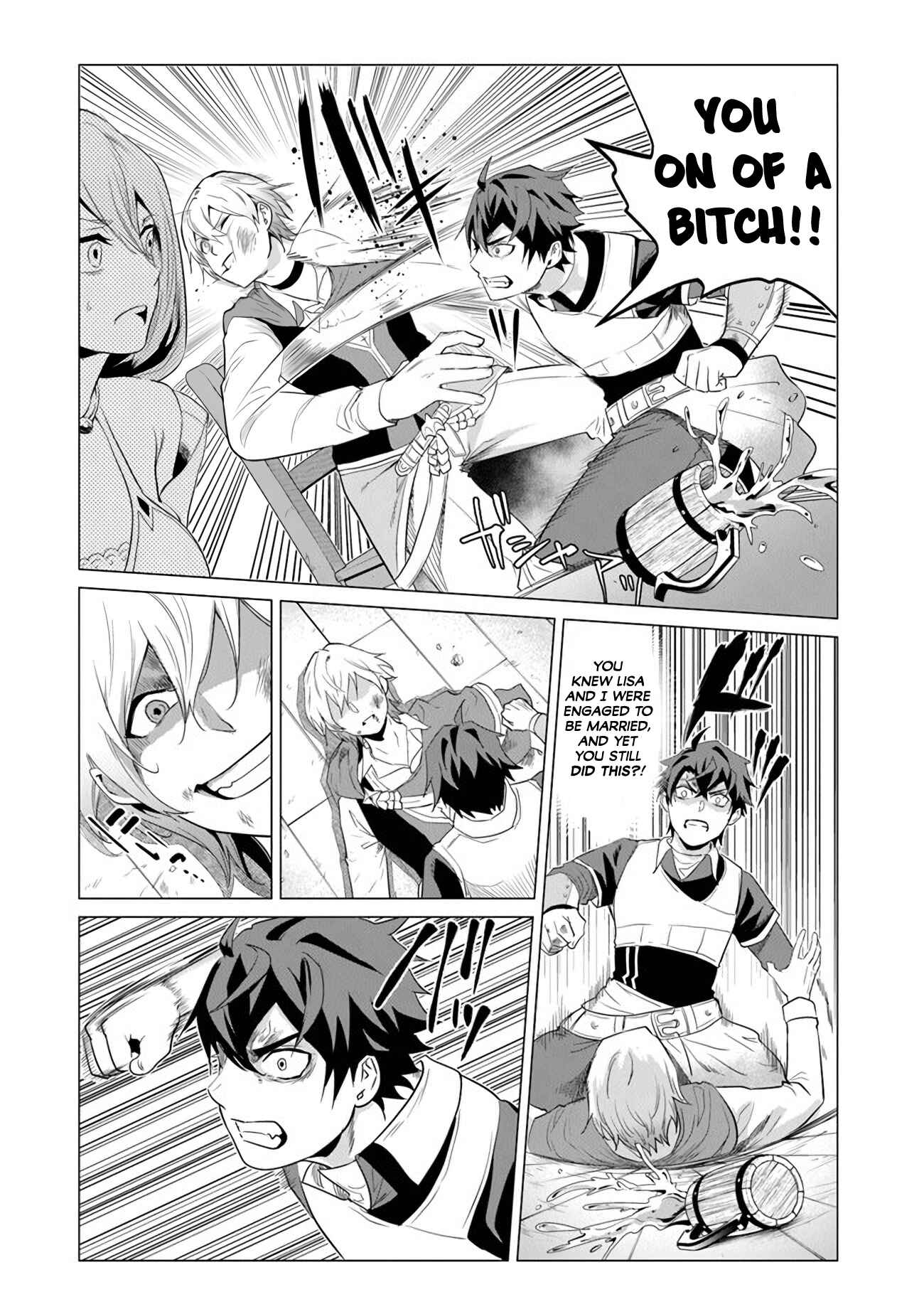 Keikenchi Chochiku de Nonbiri Shoushin Ryokou ~Yuusha to Koibito ni Tsuihou Sareta Senshi no Mujikaku Zamaa~ Chapter 1 - Page 8