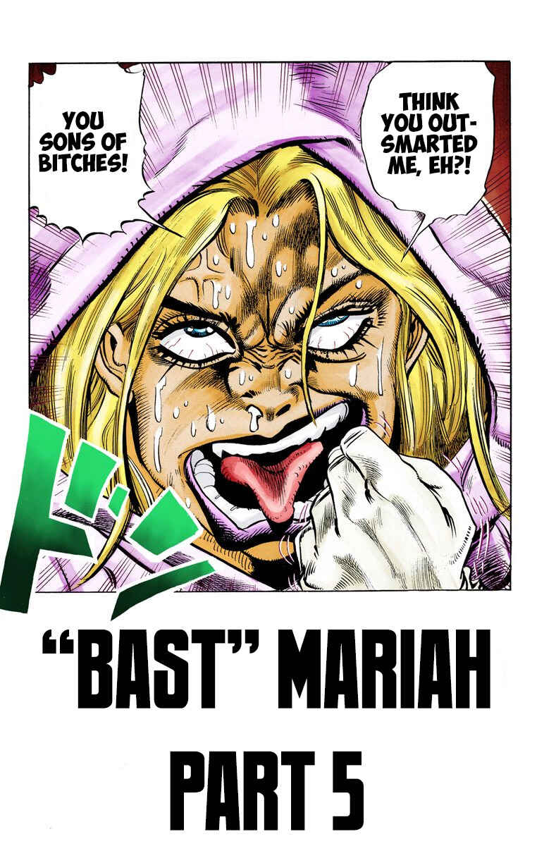 JoJo no Kimyou na Bouken: Part 3 - Stardust Crusaders Color-ban Chapter 90 - Page 1