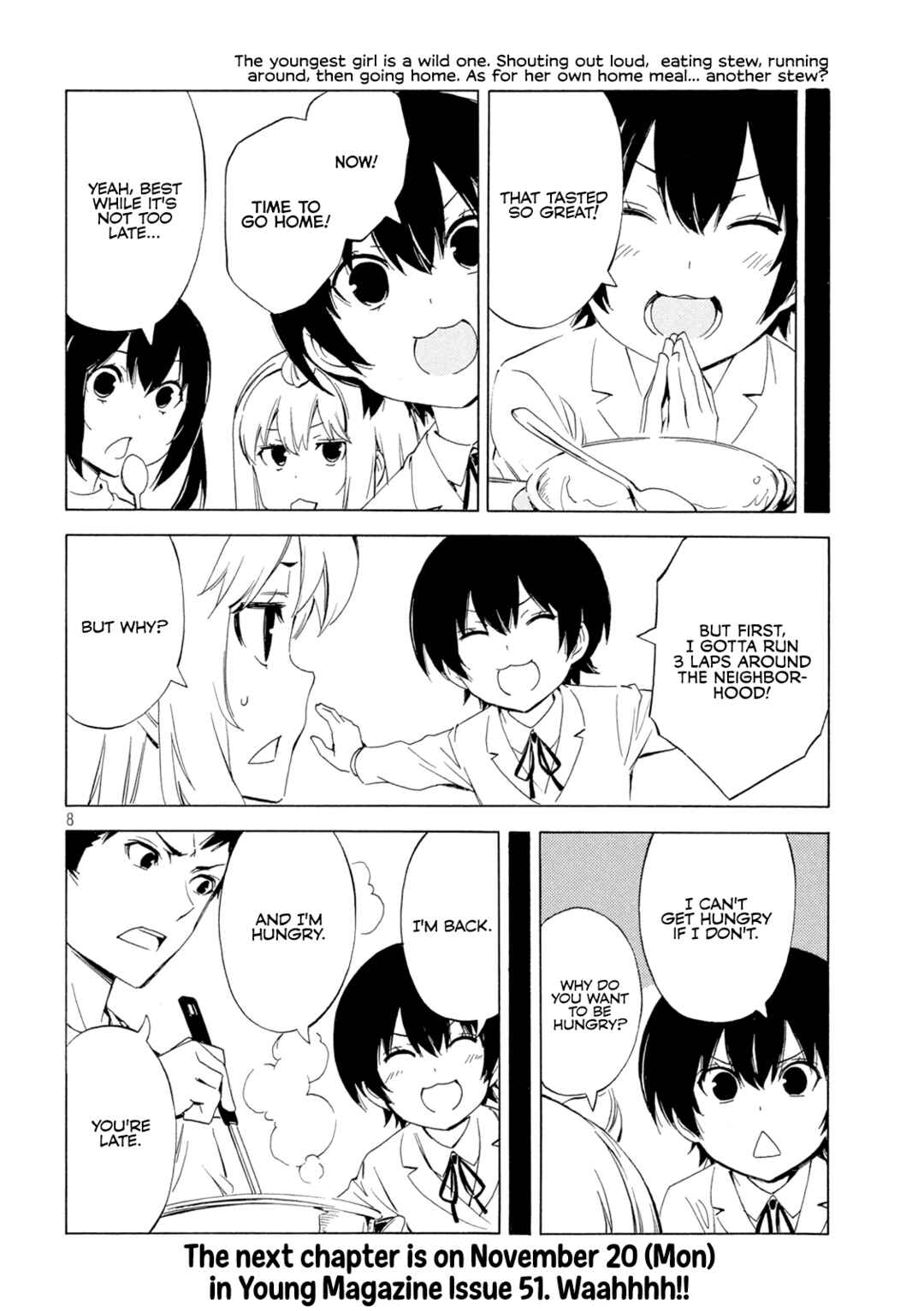 Minami-ke Chapter 472 - Page 8