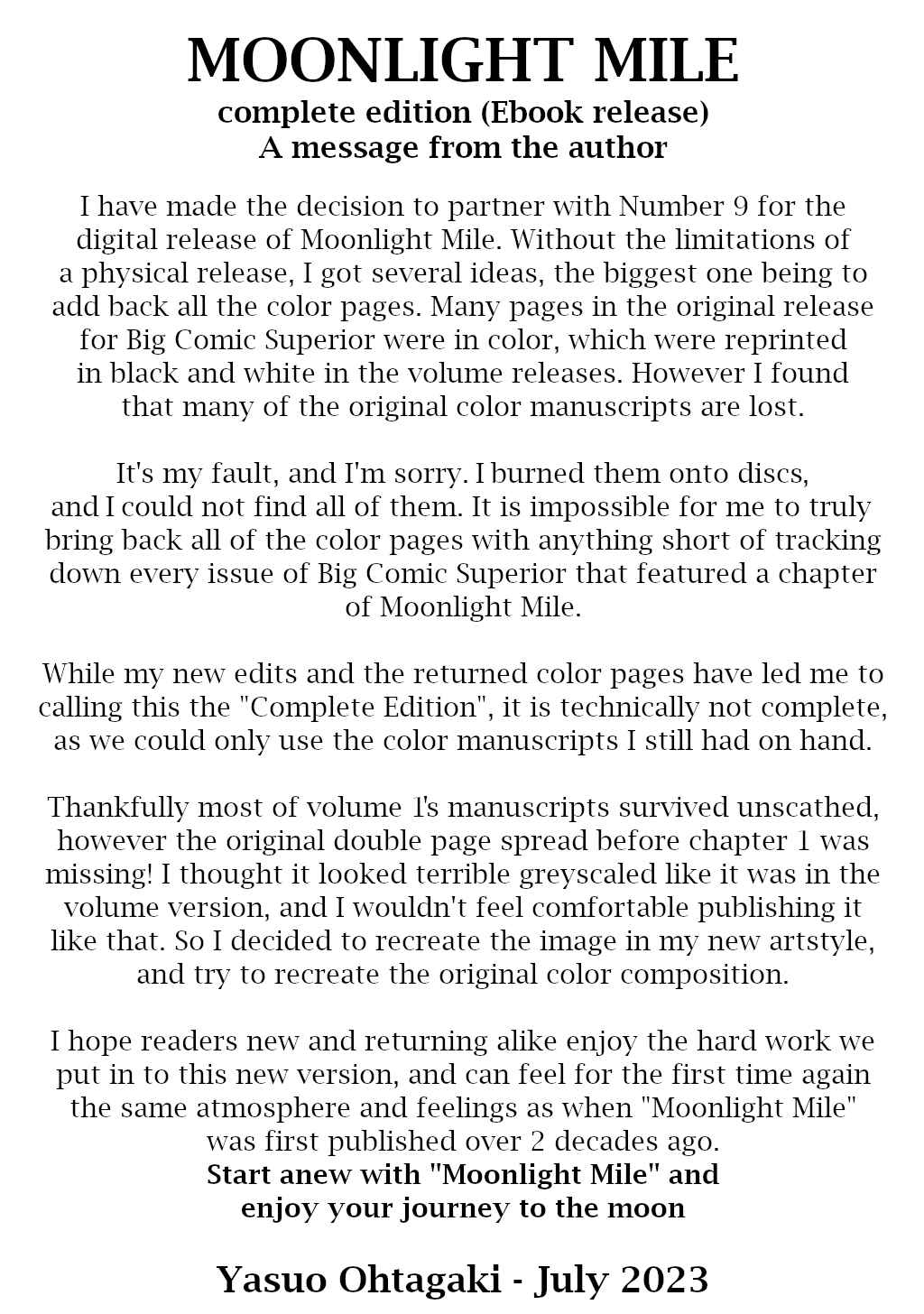 Moonlight Mile Chapter 1 - Page 2
