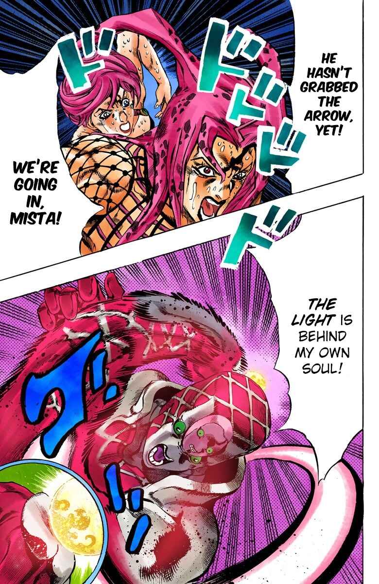 JoJo no Kimyou na Bouken: Part 5 - Ougon no Kaze Color-ban Chapter 143 - Page 17