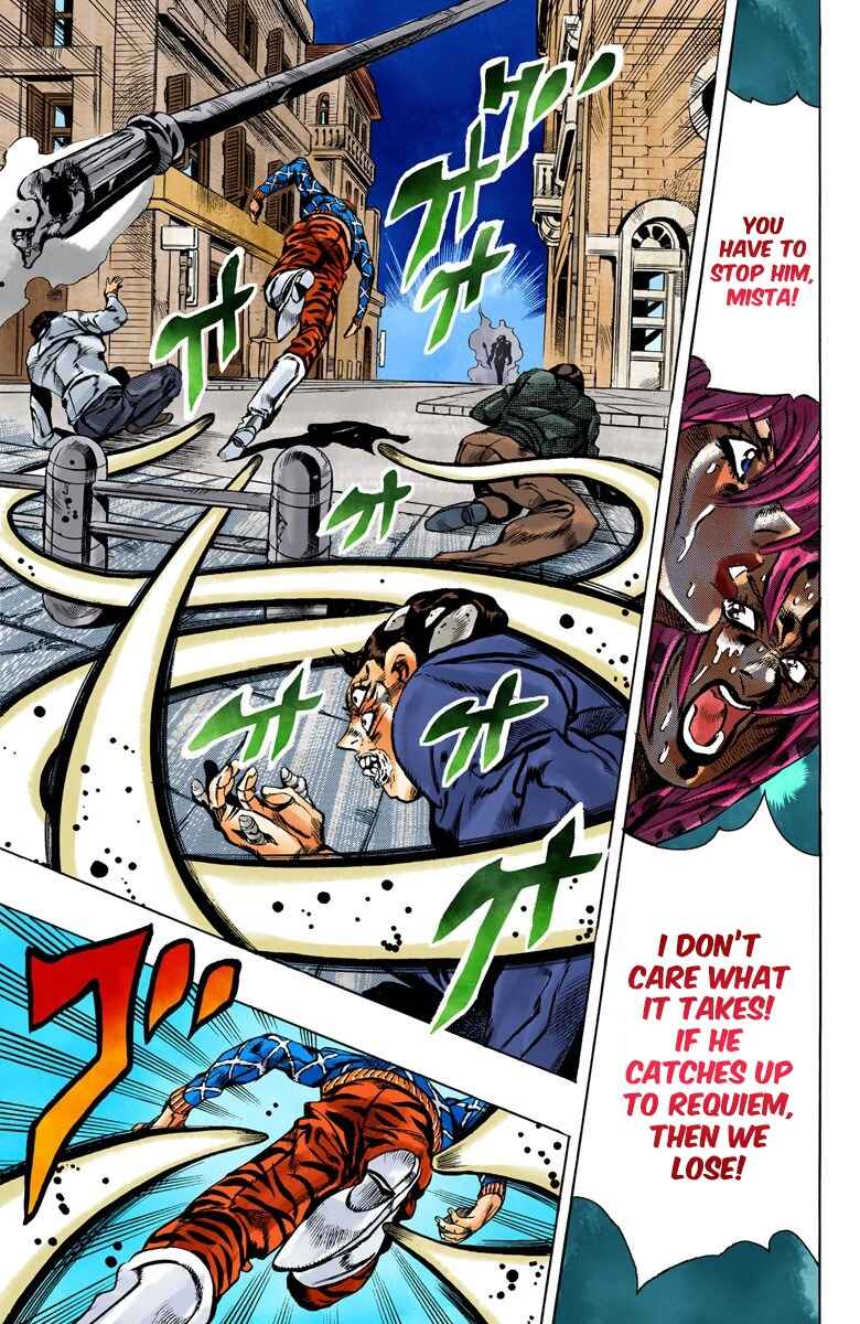 JoJo no Kimyou na Bouken: Part 5 - Ougon no Kaze Color-ban Chapter 143 - Page 9