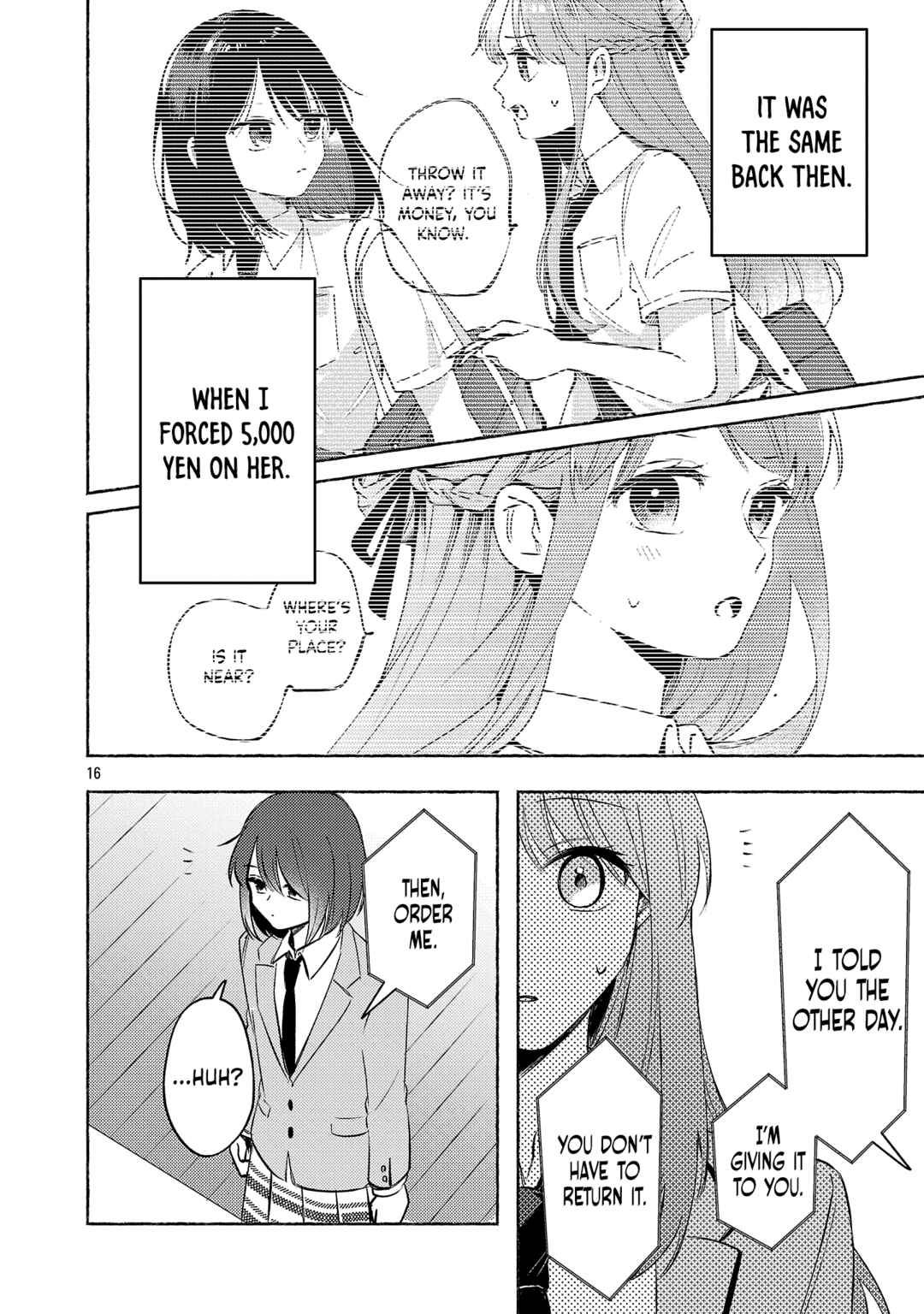 Shuu ni Ichido Classmate wo Kau Hanashi: Futari no Jikan, Iiwake no 5000-en Chapter 10 - Page 16