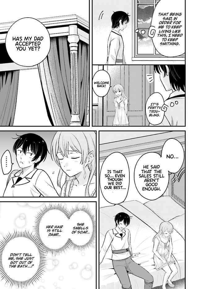 Kyuutei Kajishi no Shiawase na Nichijou ~Black na Shokuba wo Tsuihou Saretaga, Ringoku de Koushaku Reijou ni Dekiaisarenagara White na Seikatsu Okurimasu~ Chapter 8.1 - Page 11