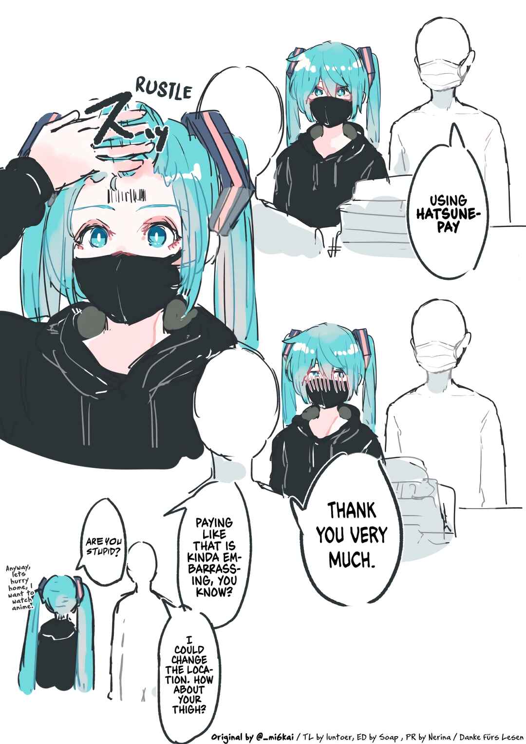 VOCALOID - The Daily Life of Master & Hatsune Miku (Doujinshi) Chapter 8 - Page 1