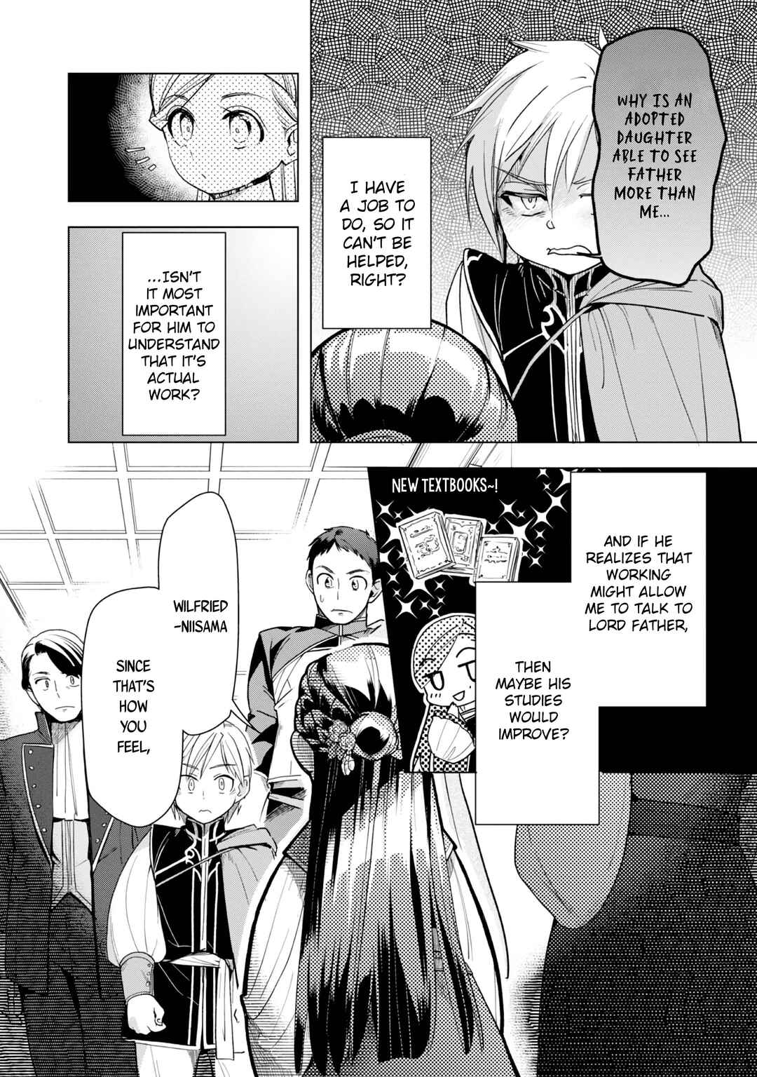 Honzuki no Gekokujou: Shisho ni Naru tame ni wa Shudan o Erandeiraremasen—Dai-3 Bu: Ryouchi ni Hon o Hirogeyou! Chapter 30 - Page 14