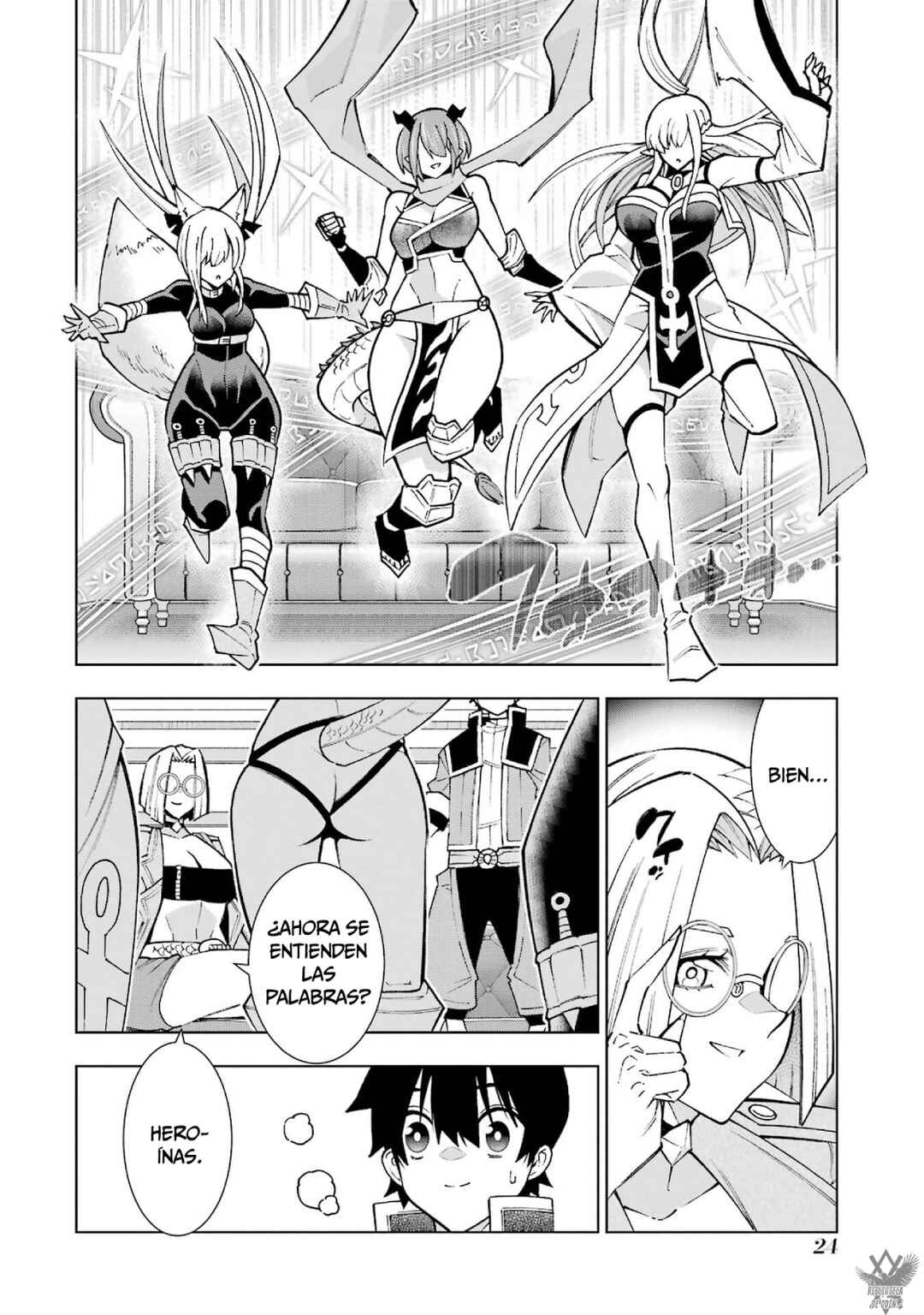 Man-nen F-Rank "Tsuuyaku" Sukiru-mochi Teihen Boukensha, Ishu-zoku no Saikyou Bishoujo-tachi to Party wo Kundesainou ni Kaikashi Musou suru Chapter 1 - Page 23