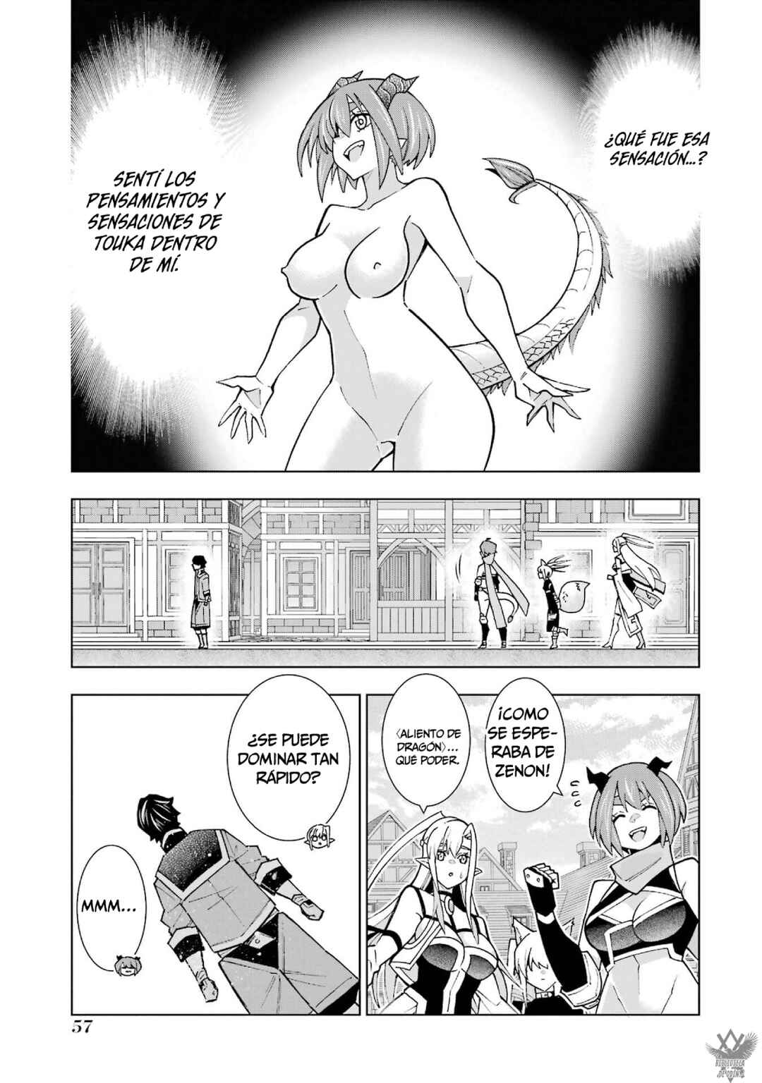 Man-nen F-Rank "Tsuuyaku" Sukiru-mochi Teihen Boukensha, Ishu-zoku no Saikyou Bishoujo-tachi to Party wo Kundesainou ni Kaikashi Musou suru Chapter 1 - Page 55