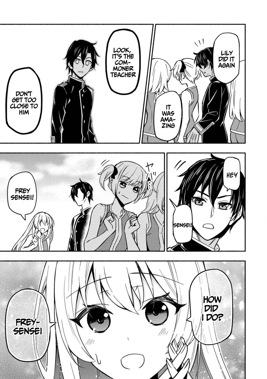 Maou Reijou no Kyouiku Gakari ~Yuusha Gakuin wo Tsuihou Sareta Heimin Kyoushi wa Maou no Musume-Tachi no Katei Kyoushi to Naru~ Chapter 1 - Page 5