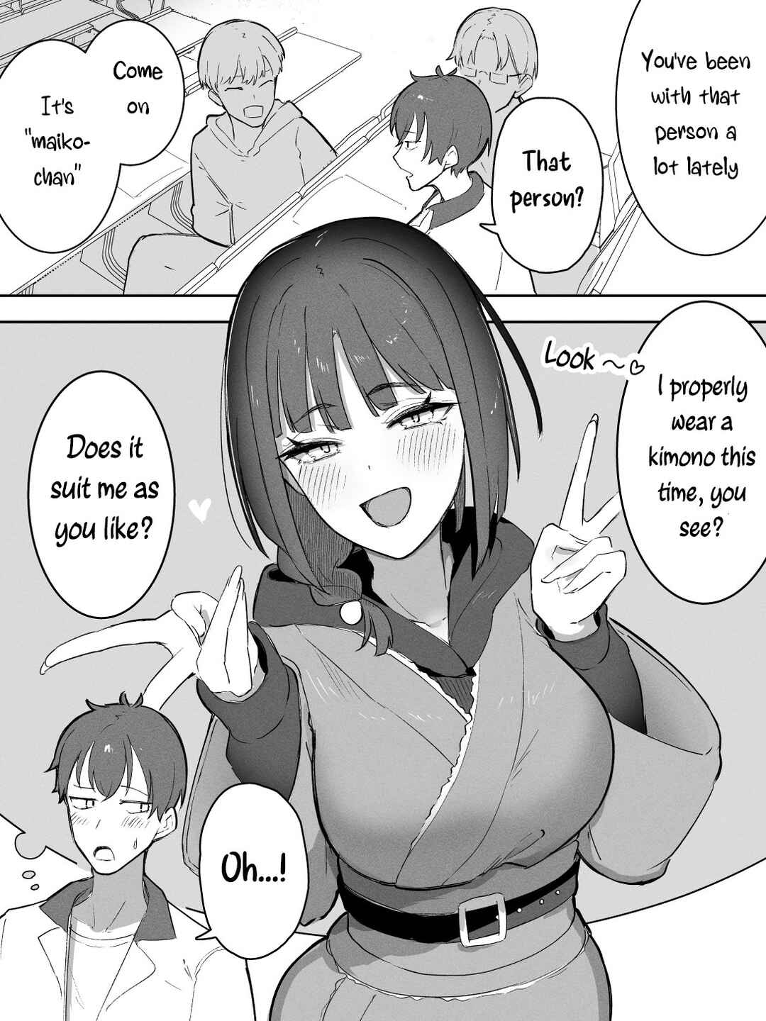 Kyoto-ben Nanoni Shoujiki Sugiru Onna Chapter 6 - Page 1