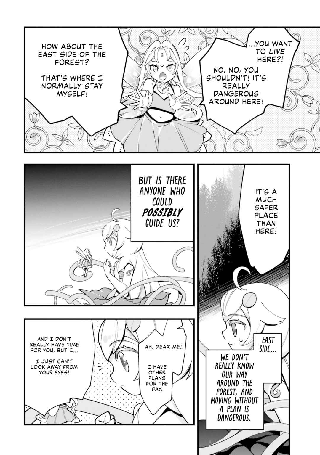 Shokubutsu Monster Musume Nikki: Seijo datta Watashi ga Uragirareta Hate ni Alraune ni Tensei Shite Shimatta node, kore kara wa Kougousei o Shinagara Shizuka ni Shokubutsu Life o Sugoshimasu Chapter 18 - Page 9