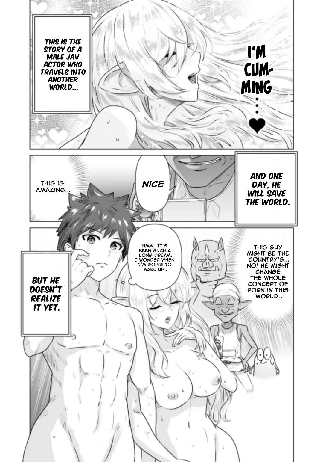 Isekai Pornstar ~Shiru Danyuu ga Isekai Tensei Shite Ero Chishiki Furu Katsuyo de Musou Danyuu ni Naru Hanashi~ Chapter 1 - Page 33