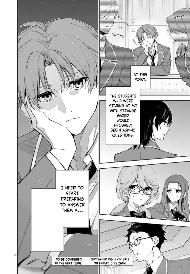 Youkoso Jitsuryoku Shijou Shugi no Kyoushitsu e: 2-nensei-hen Chapter 18 - Page 30