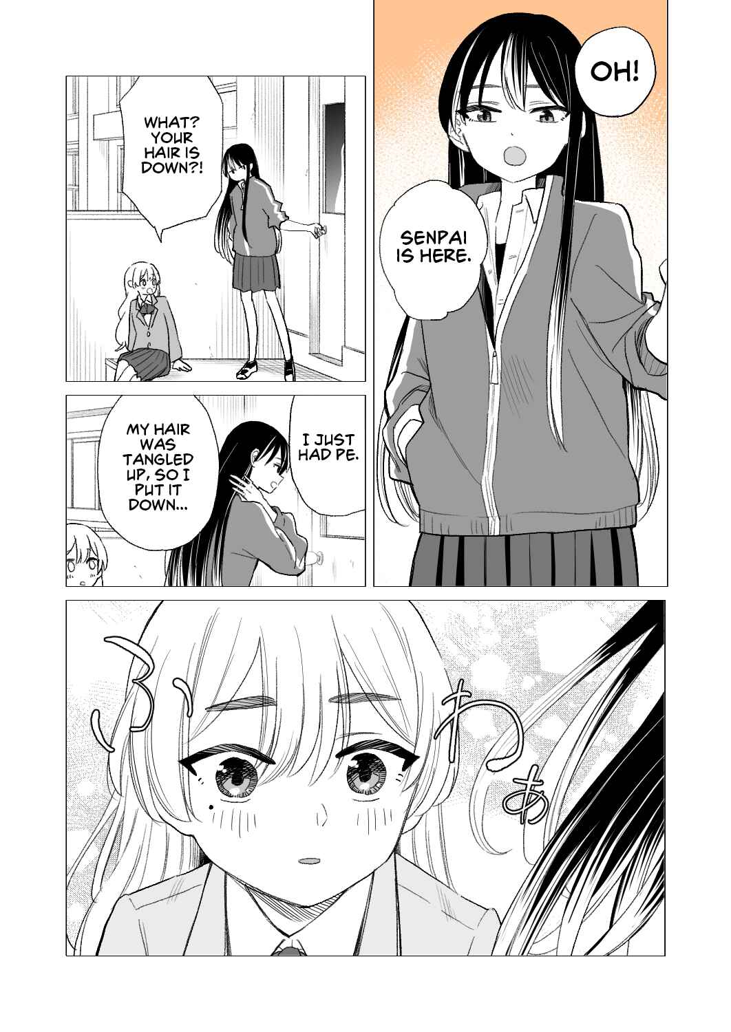 Nakimushi to Kokoa no Yuri Chapter 7 - Page 1