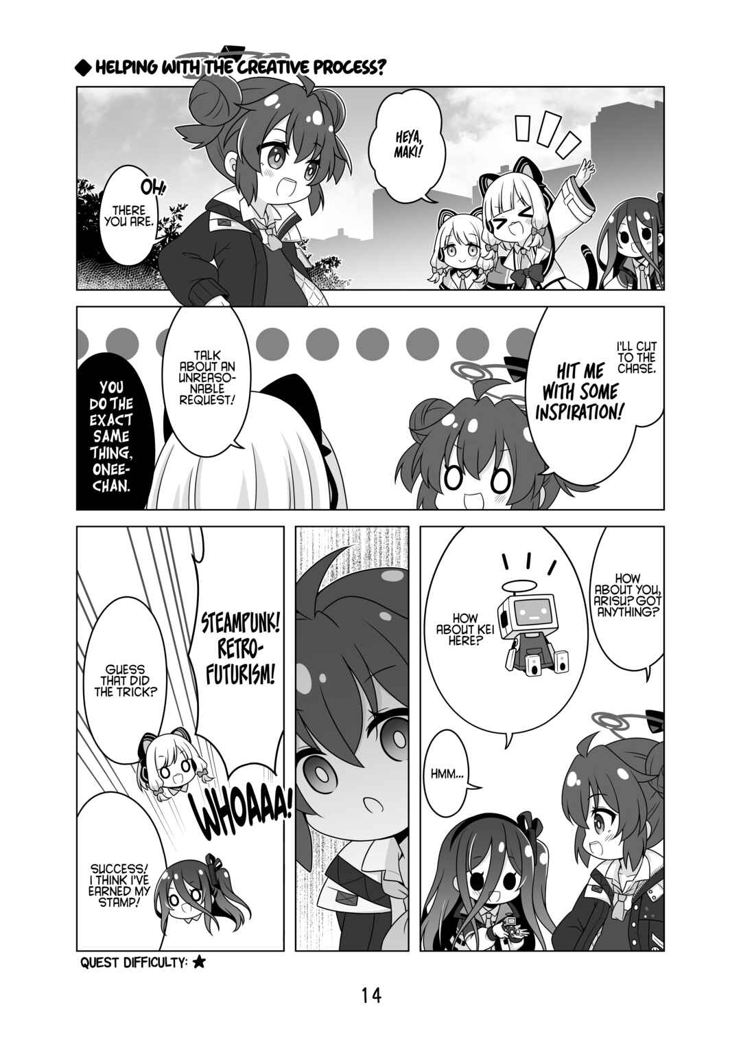 Blue Archive - Magical Hero Arisu Will Do Her Best!! (Doujinshi) Chapter 2 - Page 14