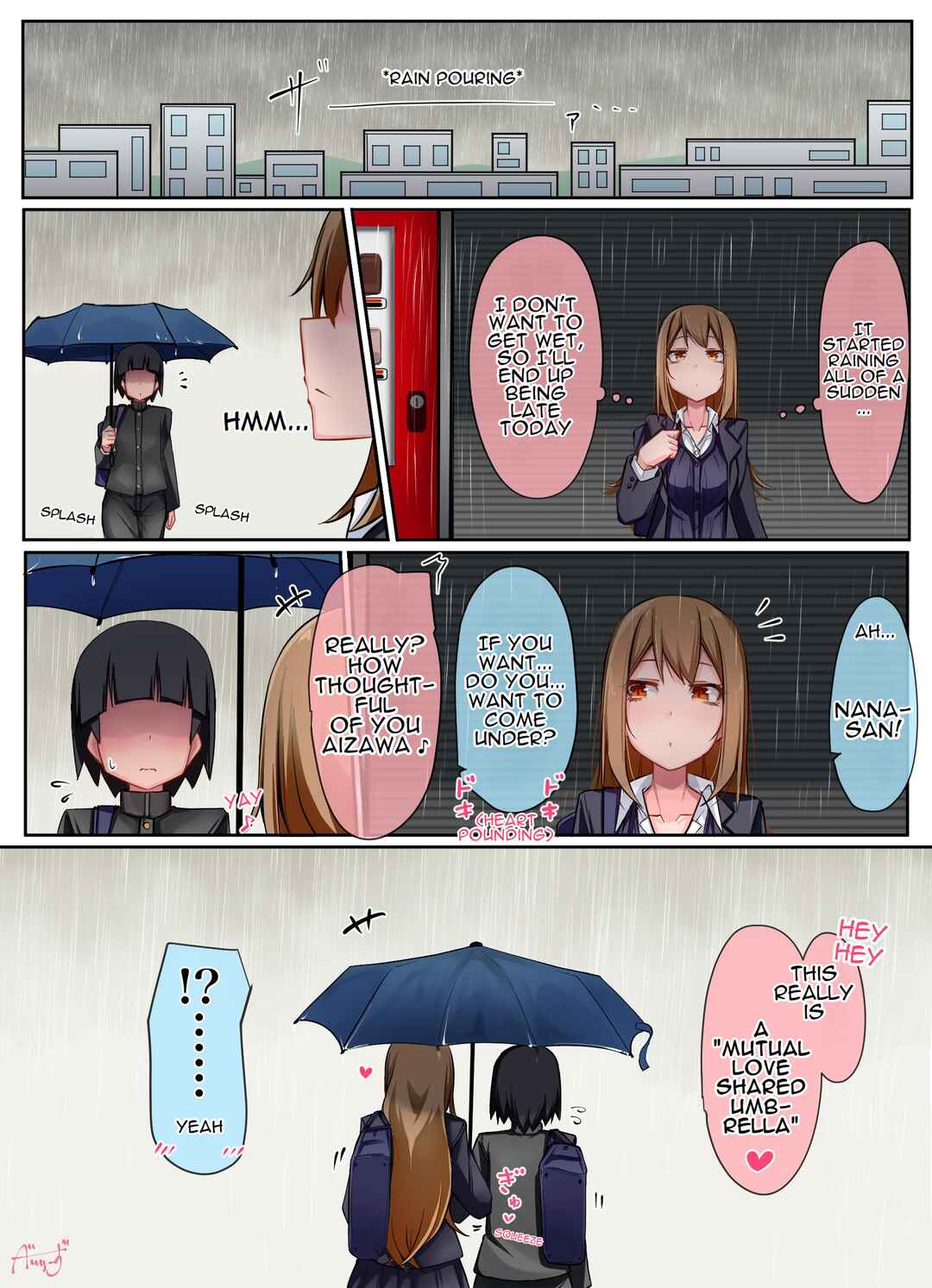 Class no Gal ni Kuuki Atsukai Sareteimasu Chapter 41.2 - Page 1