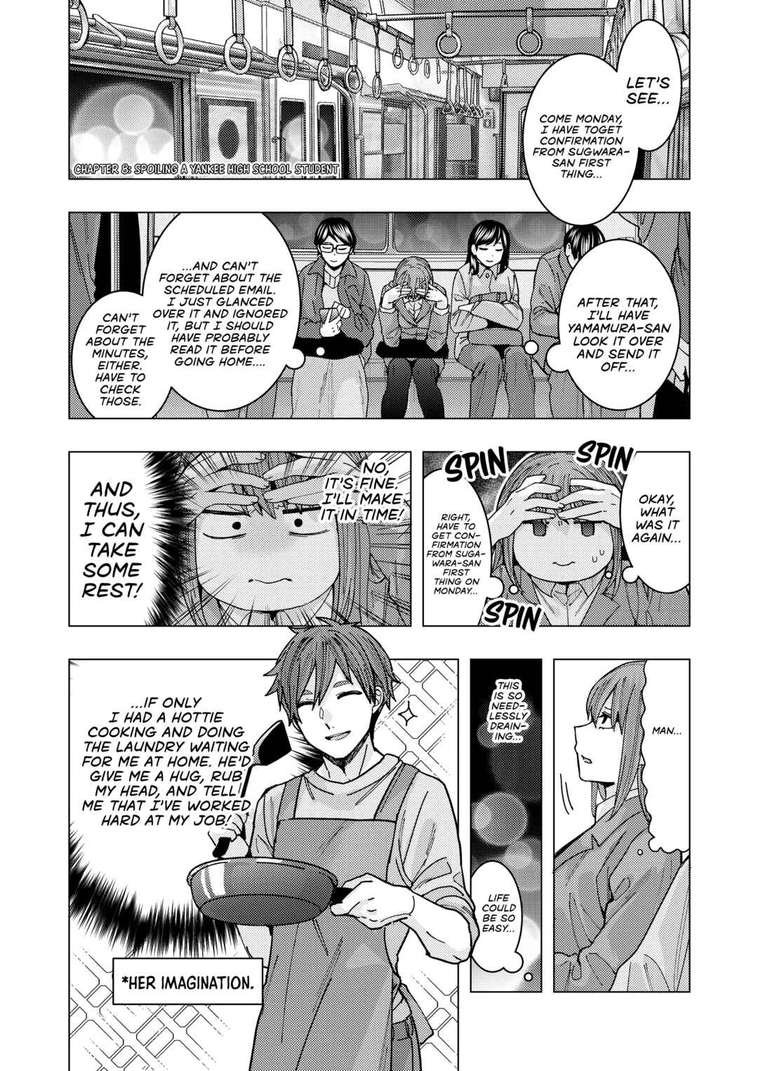 OL ga Geesen de atta Yankii Danshi Koukousei ni Natsukareru Hanashi Chapter 8 - Page 1