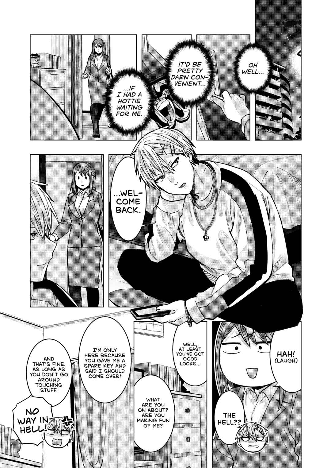 OL ga Geesen de atta Yankii Danshi Koukousei ni Natsukareru Hanashi Chapter 8 - Page 2