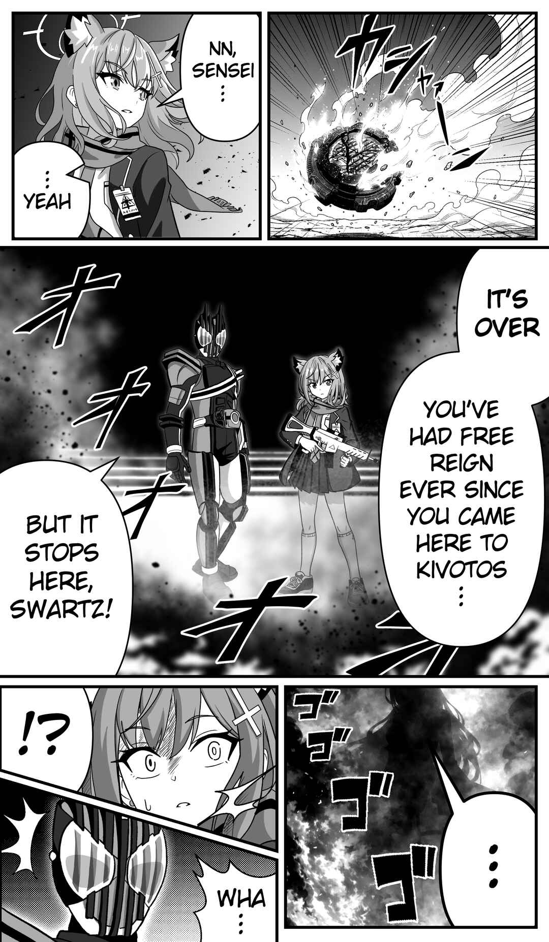 Blue Archive x Kamen Rider Decade - Schale no Kadoya Tsukasa-sensei Gainen (Doujinshi) Chapter 48 - Page 3