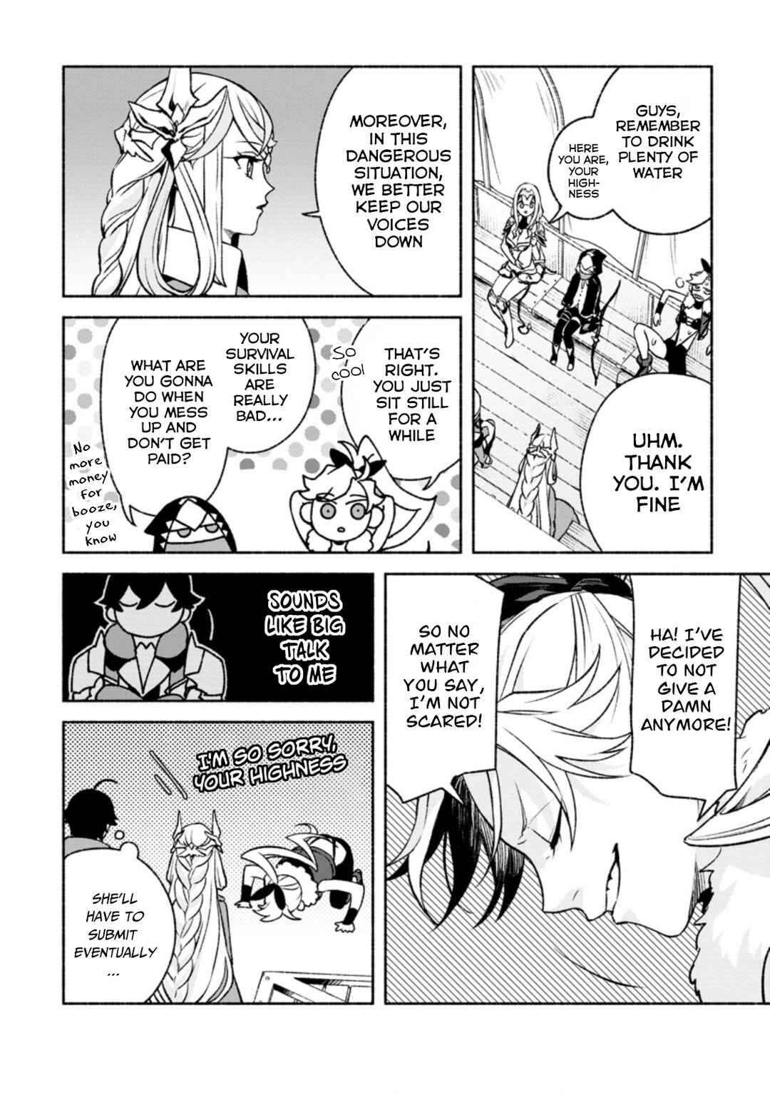 Sono Monban, Saikyou ni Tsuki: Tsuihou Sareta Bougyoryoku 9999 no Senshi, Outo no Monban to shite Musou Suru Chapter 15 - Page 6