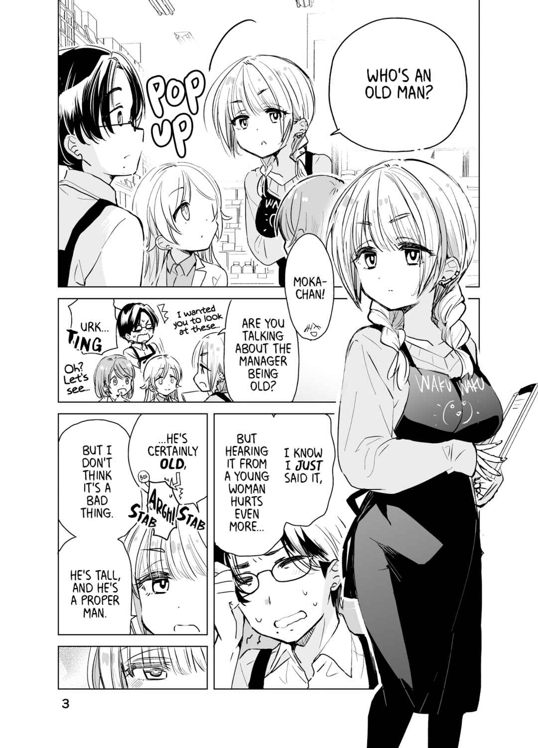 Drugstore Ten'in Sacchan no Nichijou Chapter 33 - Page 3