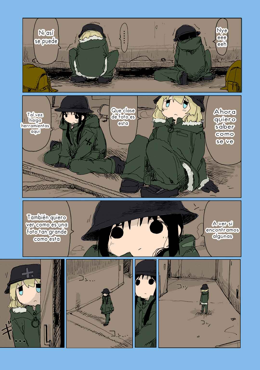 Shoujo Shuumatsu Ryokou (Fan Colored) Chapter 31 - Page 11
