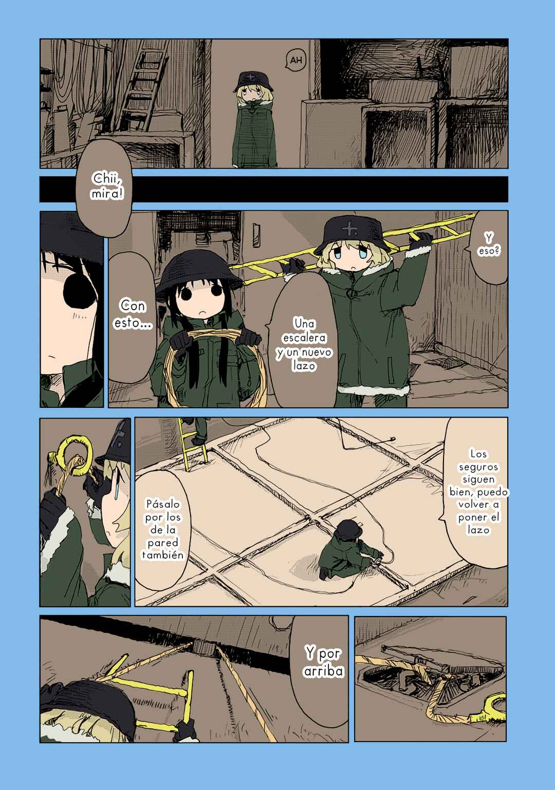 Shoujo Shuumatsu Ryokou (Fan Colored) Chapter 31 - Page 12