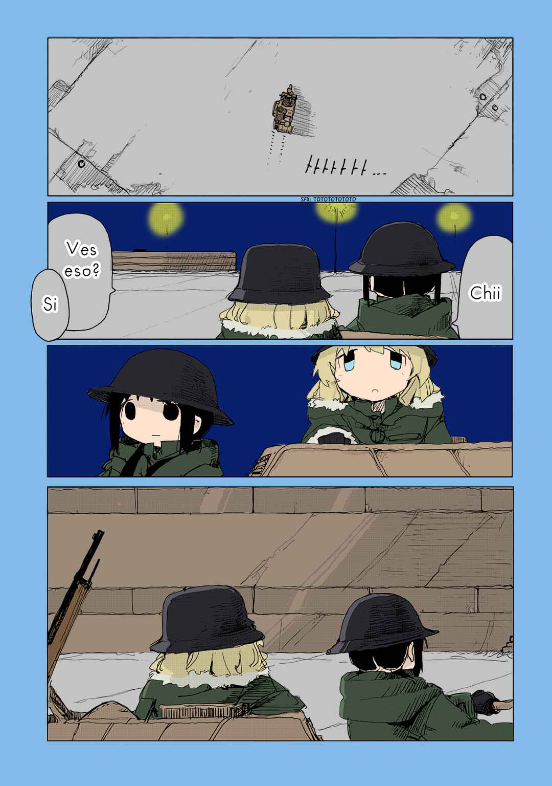 Shoujo Shuumatsu Ryokou (Fan Colored) Chapter 31 - Page 2