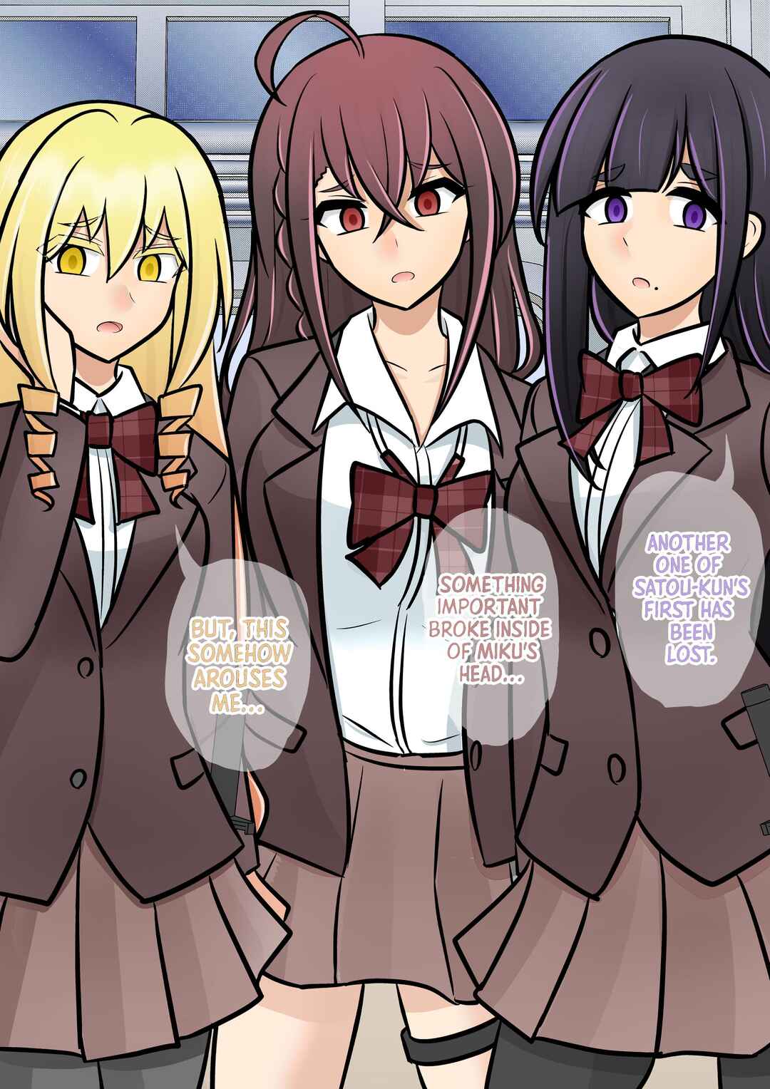 Danjo-hi 1:39 no Heikou Sekai wa Omoi no Hoka Futsuu (Fan Colored) Chapter 98 - Page 18