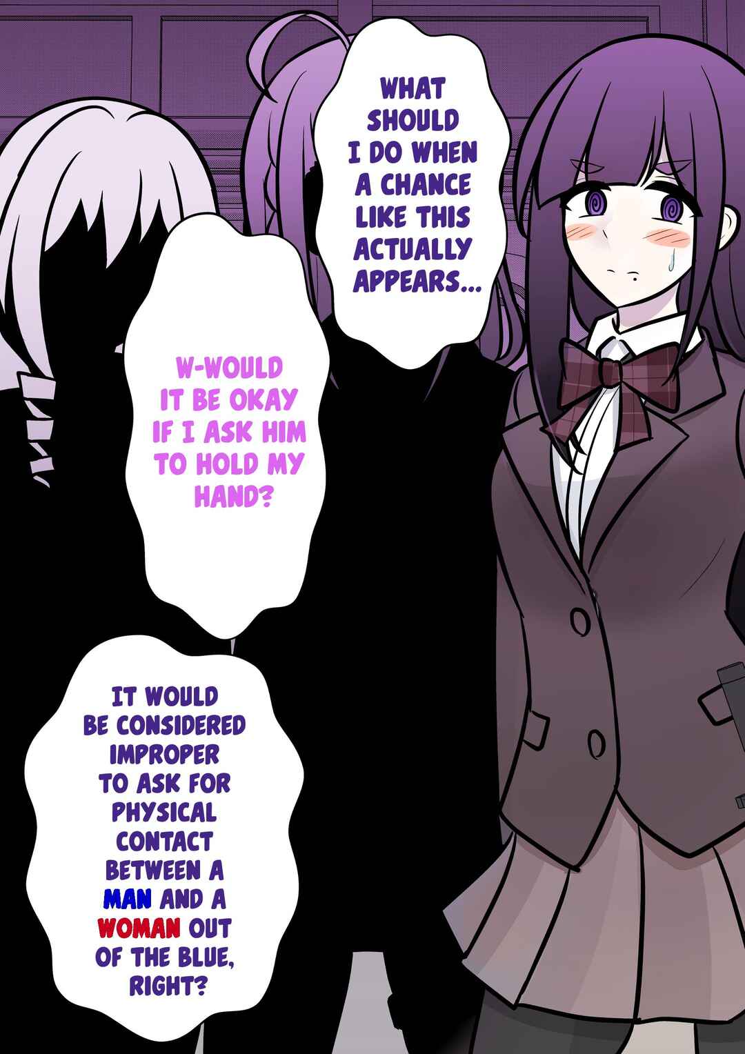 Danjo-hi 1:39 no Heikou Sekai wa Omoi no Hoka Futsuu (Fan Colored) Chapter 98 - Page 5