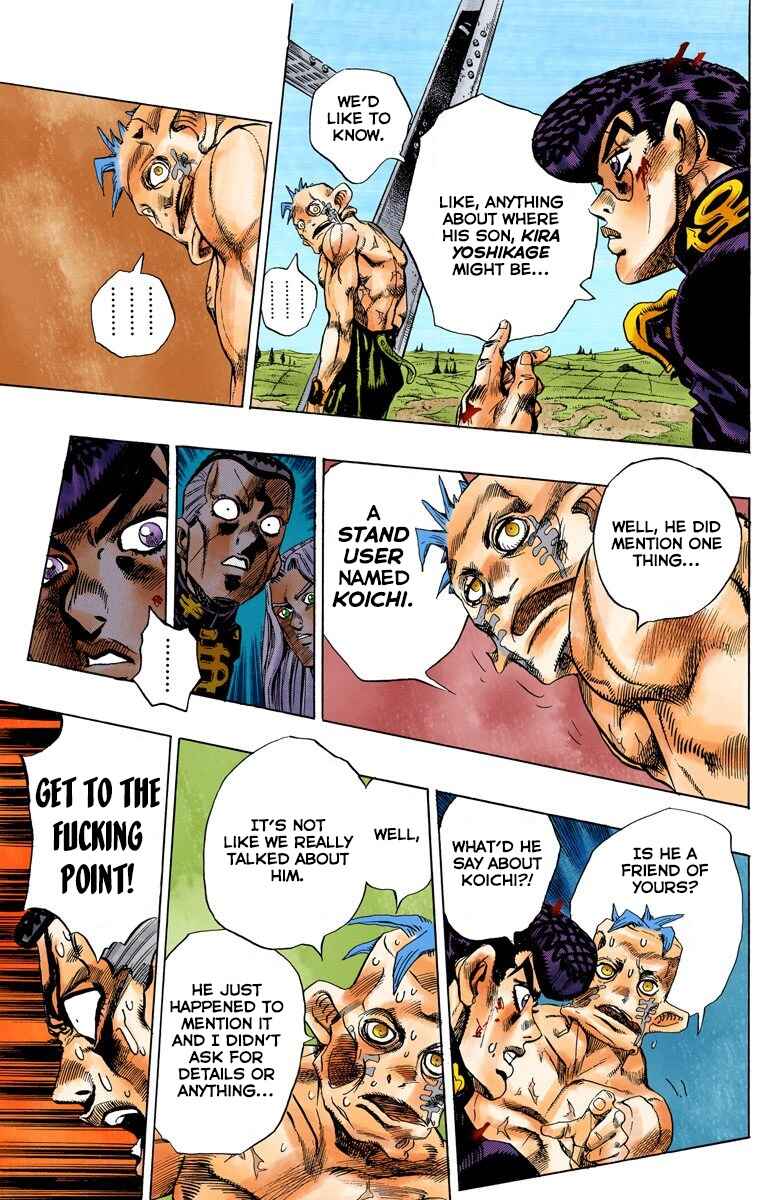 JoJo no Kimyou na Bouken: Part 4 - Diamond wa Kudakenai Color-ban Chapter 138 - Page 18