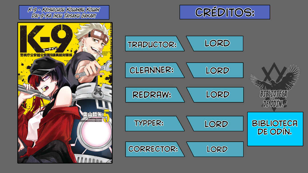 K-9: Keishichou Kouanbu Kouan Dai-9 Ka Inou Taisaku-gakari Chapter 50 - Page 1