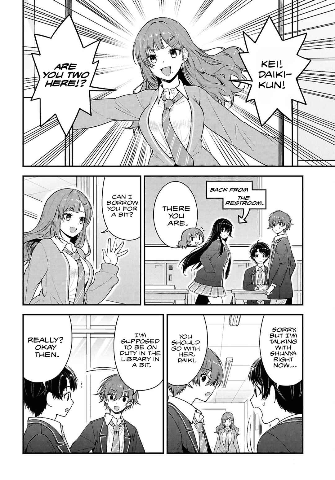 Tonari no Seki no Yankee Shimizu-san ga Kami wo Kuroku Sometekita Chapter 10 - Page 13