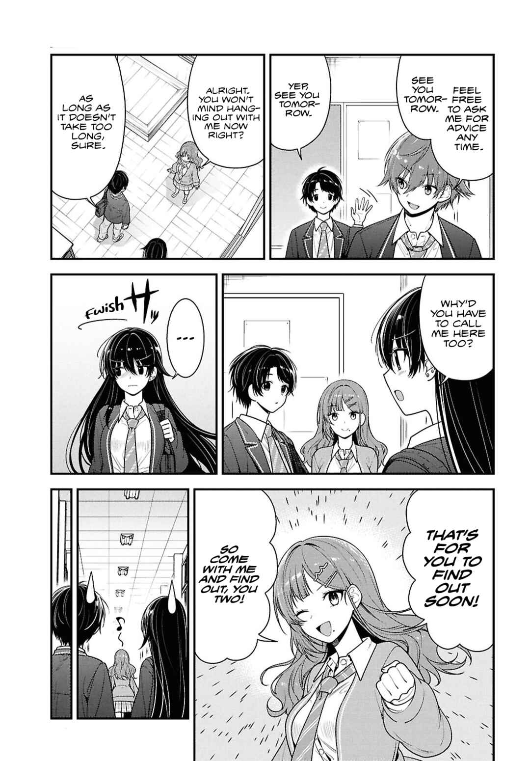Tonari no Seki no Yankee Shimizu-san ga Kami wo Kuroku Sometekita Chapter 10 - Page 14
