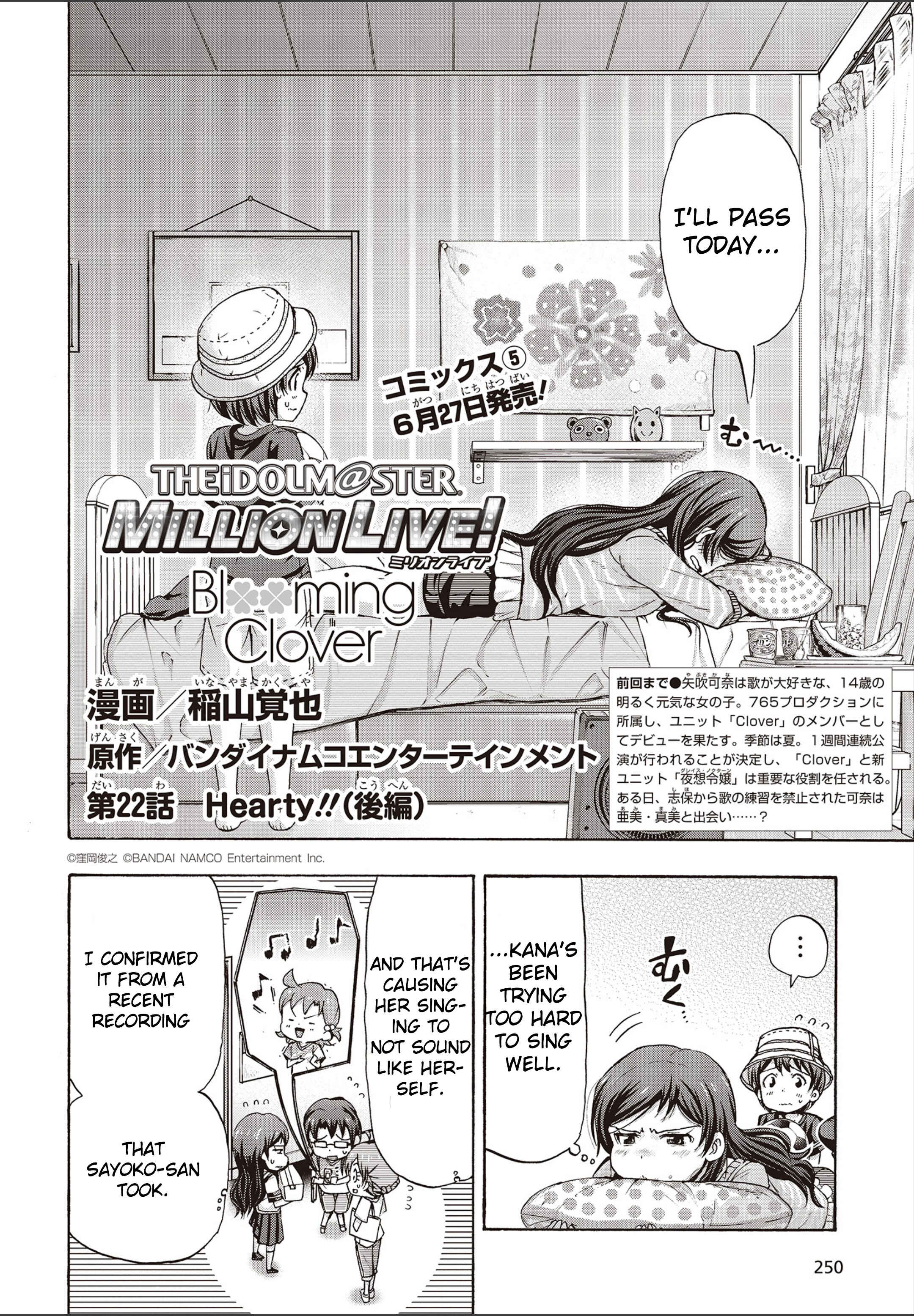 THE iDOLM@STER MILLION LIVE! Blooming Clover Chapter 22 - Page 2