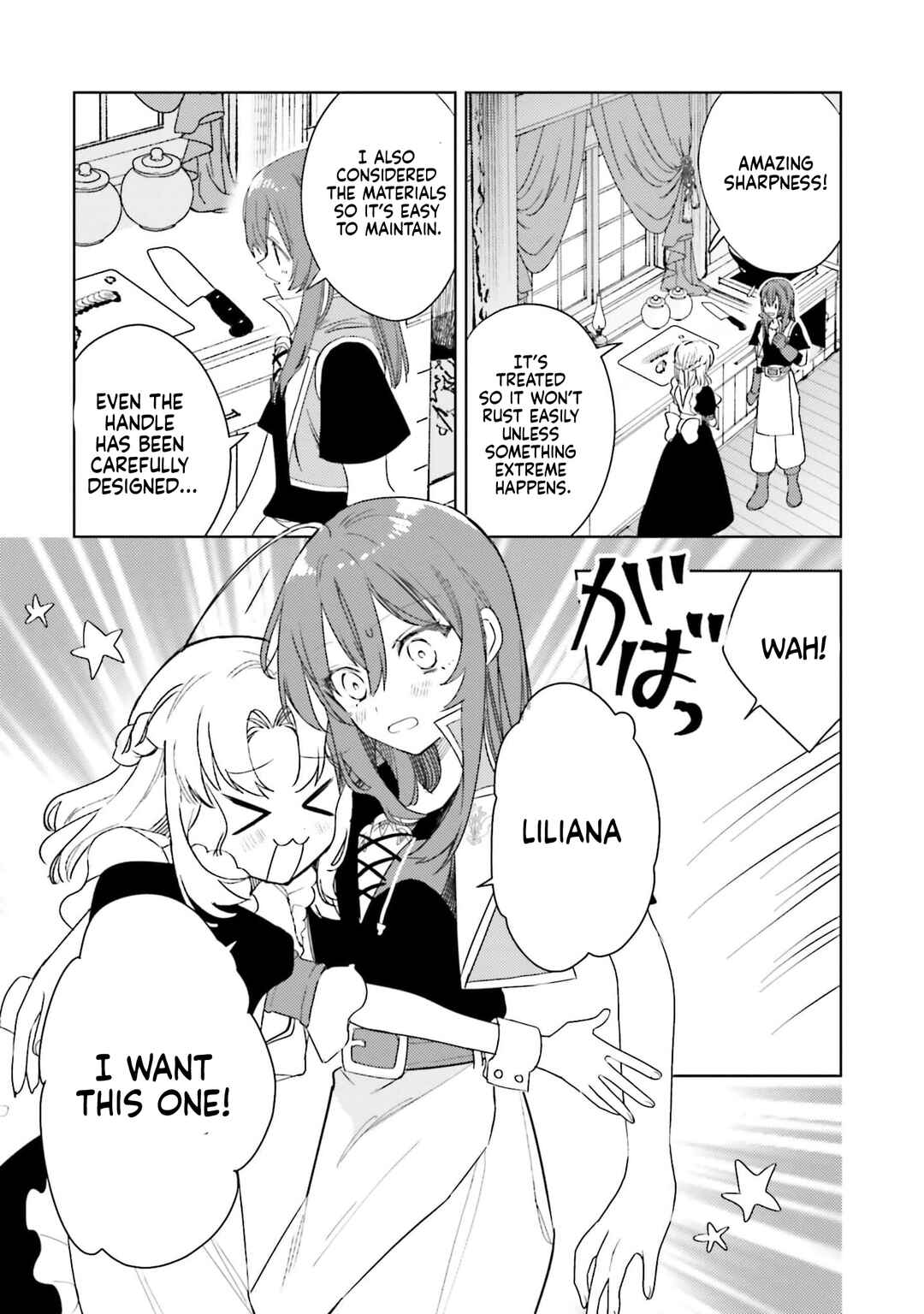 Onna Kajishi wa Ohitoyoshi Guild ni Hirowaremashita ~Shintenchi de Ganbaru Kajishi Seikatsu~ Chapter 18 - Page 24
