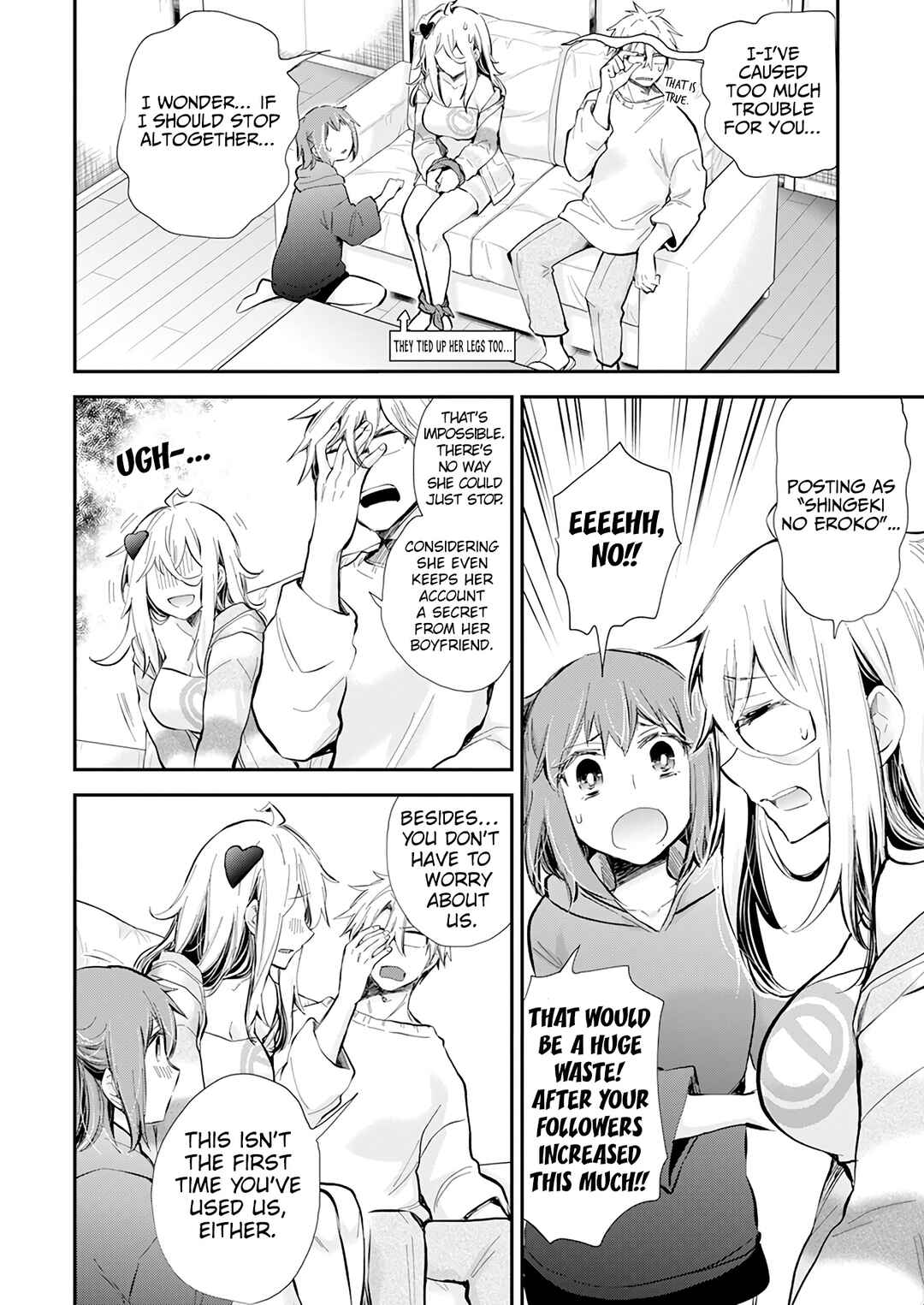 Shingeki no Eroko-san: Hen na Oneesan wa Danshi Kousei to Nakayoku Naritai Chapter 39 - Page 17