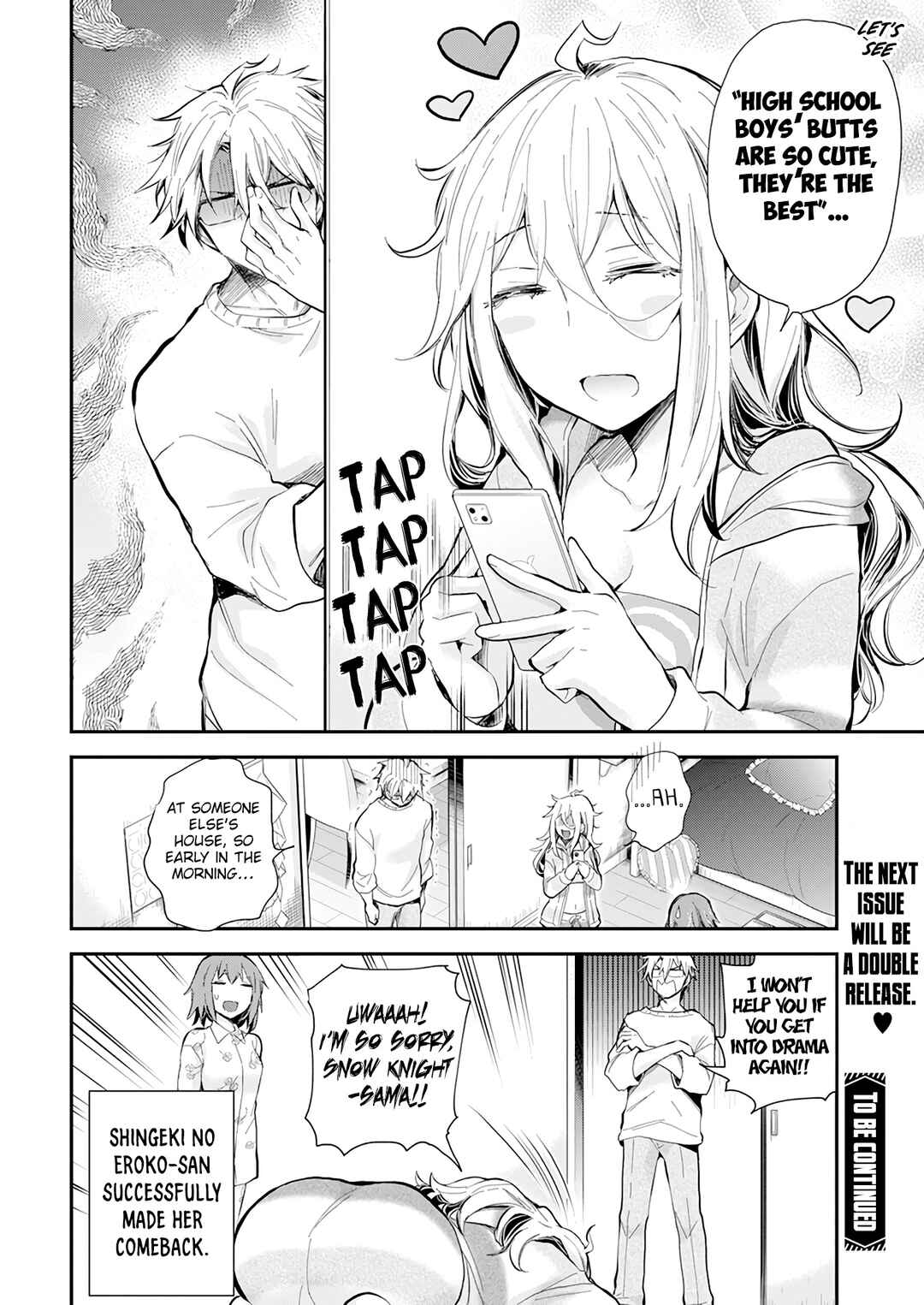 Shingeki no Eroko-san: Hen na Oneesan wa Danshi Kousei to Nakayoku Naritai Chapter 39 - Page 21