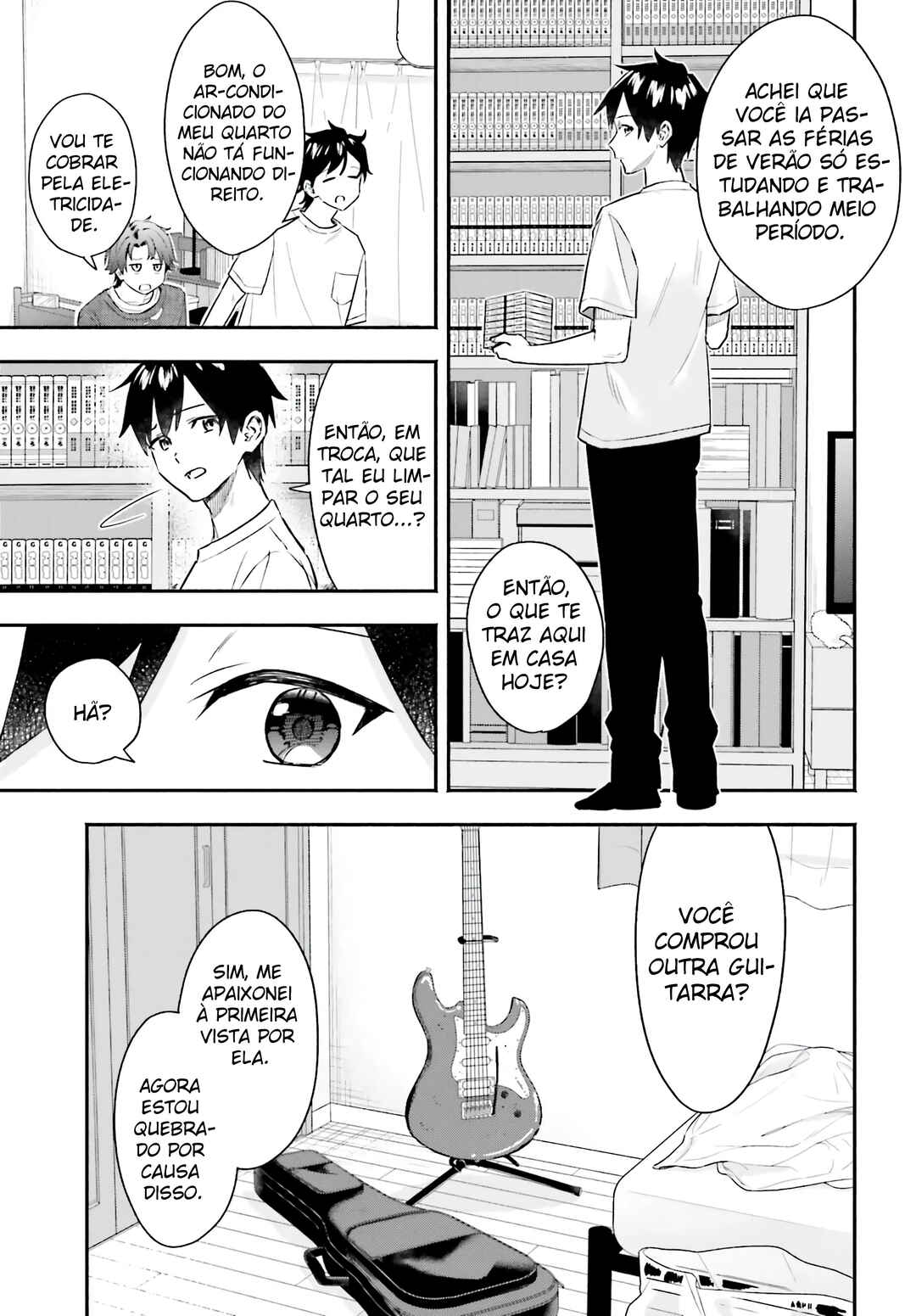 Kaji Daikou no Arubaito wo Hajimetara Gakuen Ichi no Bishoujo no Kazoku ni Kiniirarechaimashita. Chapter 3 - Page 10