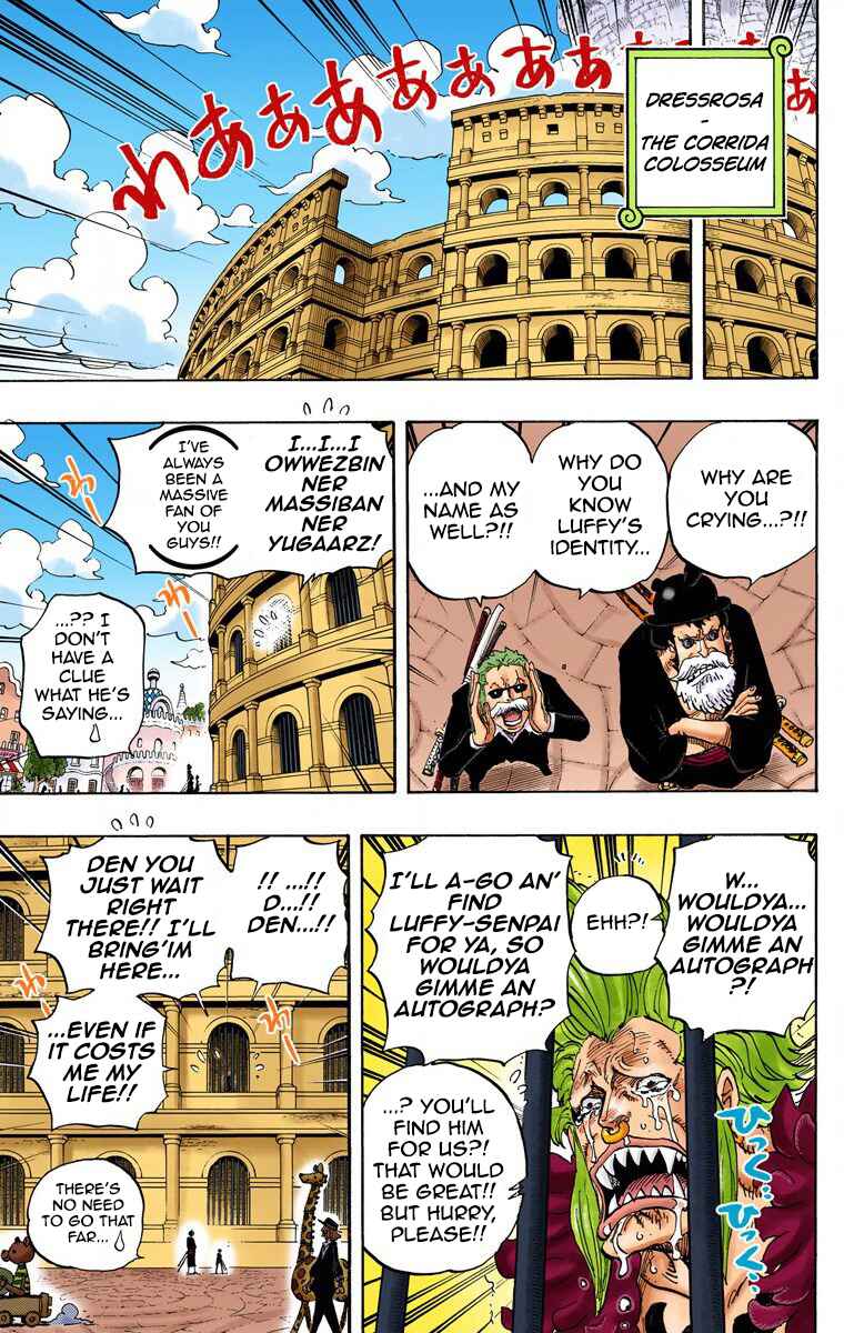 One Piece (Official Colored) Chapter 725 - Page 9