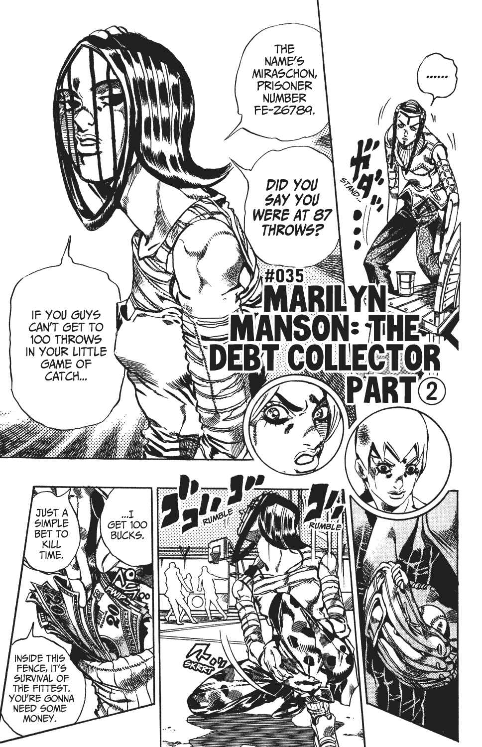 JoJo no Kimyou na Bouken: Part 6 - Stone Ocean Chapter 35 - Page 1