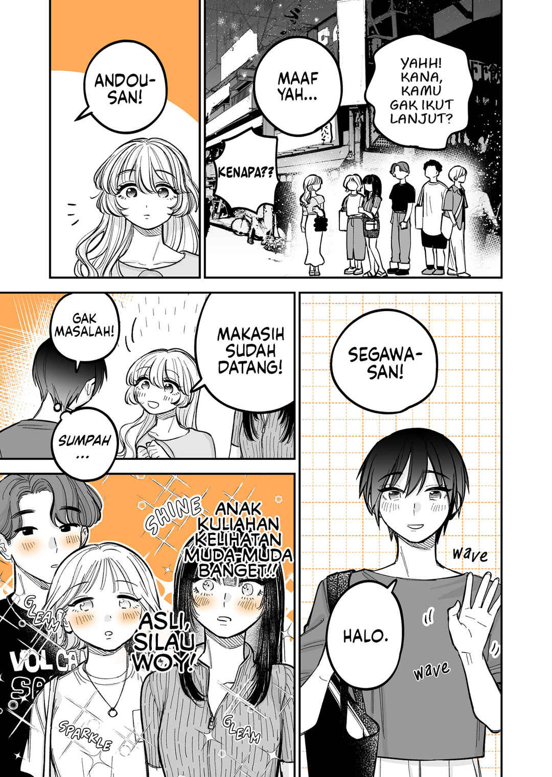 Genkai OL to Joshi Daisei ga 〇〇 Suru Hanashi Chapter 4.3 - Page 3